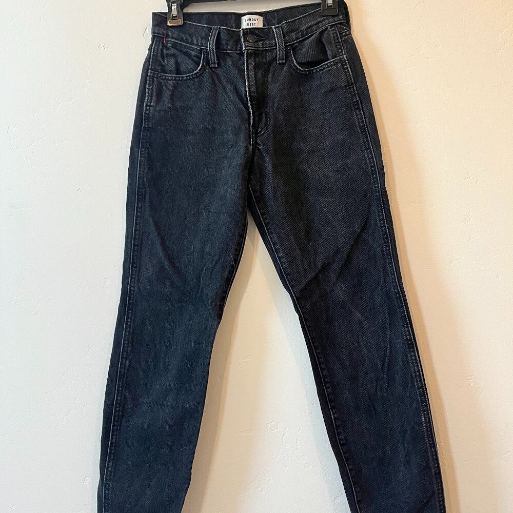 Aritzia Sunday Best Boot Cut Black Jeans